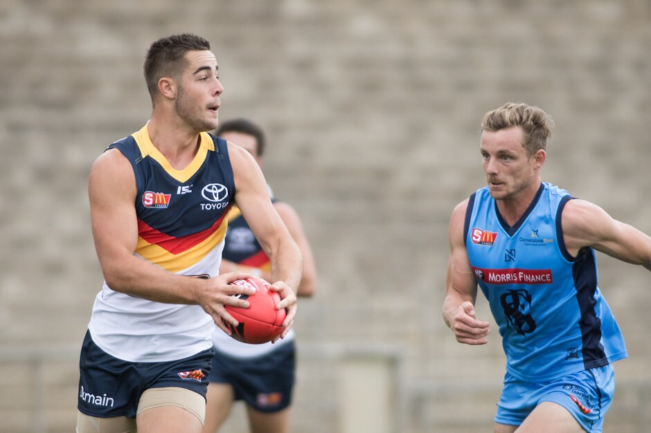 Adelaide - 2017 SANFL trial v Sturt Myles Poholke - Photo by AFC Media